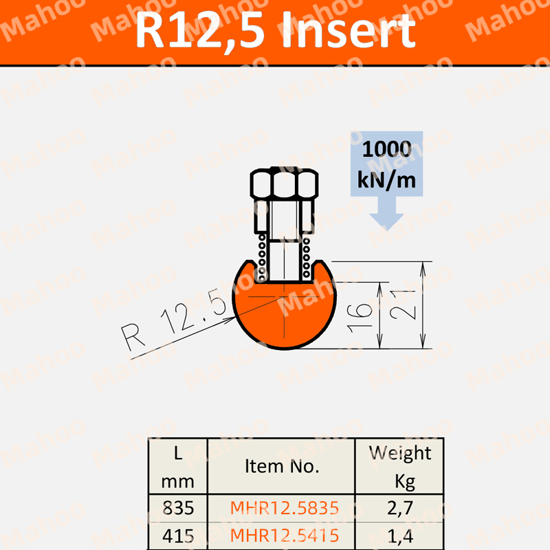 馬赫圓弧折彎機模具-R12.5圓弧折彎刀