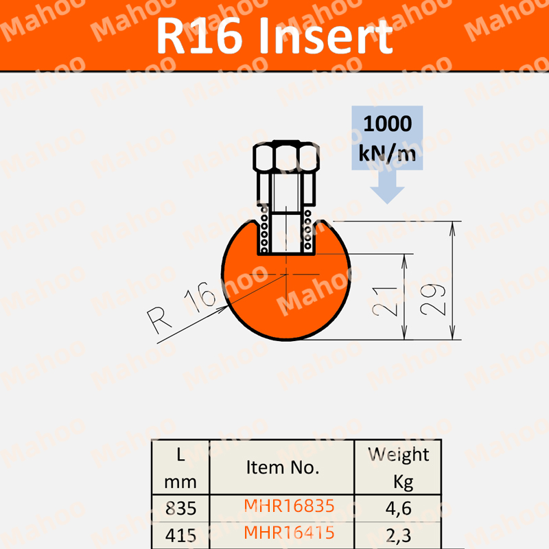 馬赫圓弧折彎機模具-R16圓弧折彎刀